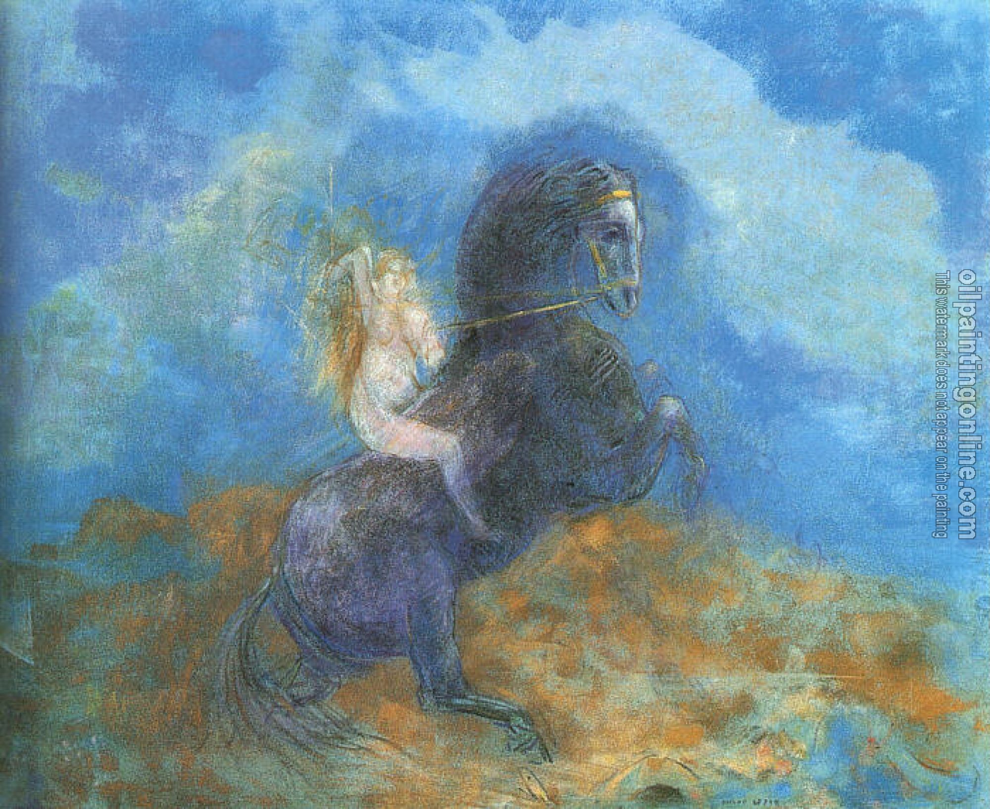 Redon, Odilon - Brunhild (The Valkyrie),